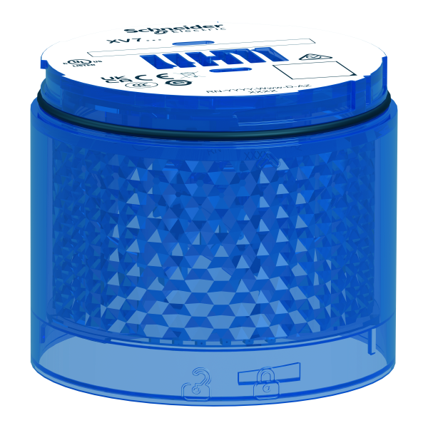 Harmony xvb7 - elément lumineux bleu - eclairage clignotant - led 24 vcc
