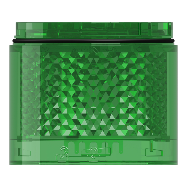 Harmony xvb7 - elément lumineux vert - eclairage flash 2j - led 24 vcc