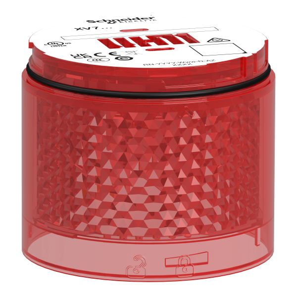 Harmony xvb7 - elément lumineux rouge - eclairage flash 2j - led 24 vcc