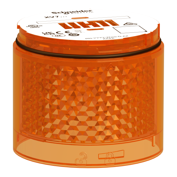 Harmony xvb7 - elément lumineux orange - eclairage flash 2j - led 24 vcc