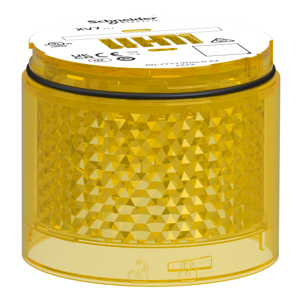 Harmony xvb7 - elément lumineux jaune - eclairage flash 2j - led 24 vcc