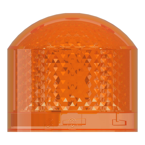 Harmony xvb7 - elément lumineux orange - eclairage flash 2j - led 24 vcc