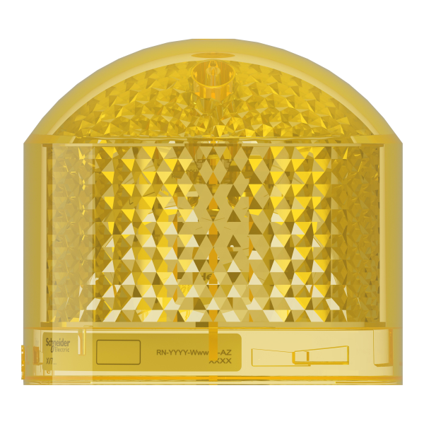 Harmony xvb7 - elément lumineux jaune - eclairage flash 2j - led 24 vcc