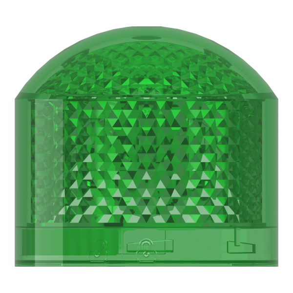 Harmony xvb7 - elément lumineux vert - eclairage flash 2j - led 24 vcc