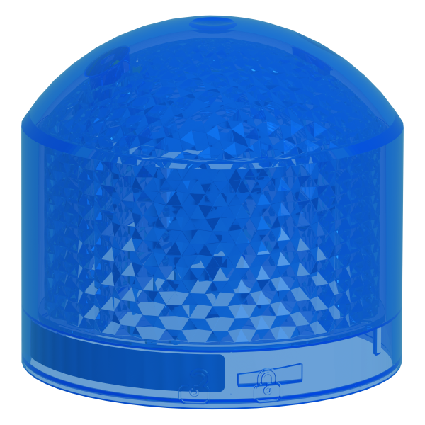 Harmony xvb7 - elément lumineux bleu - eclairage flash 2j - led 24 vcc