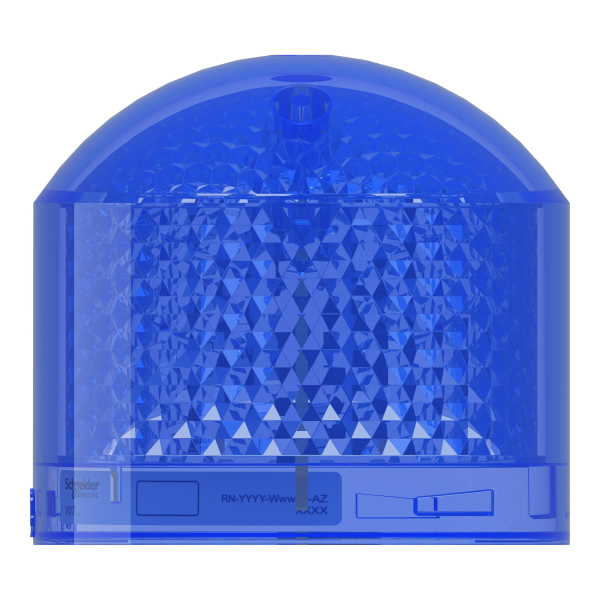 Harmony xvb7 - elément lumineux bleu - eclairage flash 2j - led 24 vcc