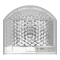 Harmony xvb7 - elément lumineux blanc - eclairage flash 2j - led 24 vcc