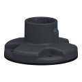 Harmony xvb7 - base montage plastique gris - pour colonne - accessoire