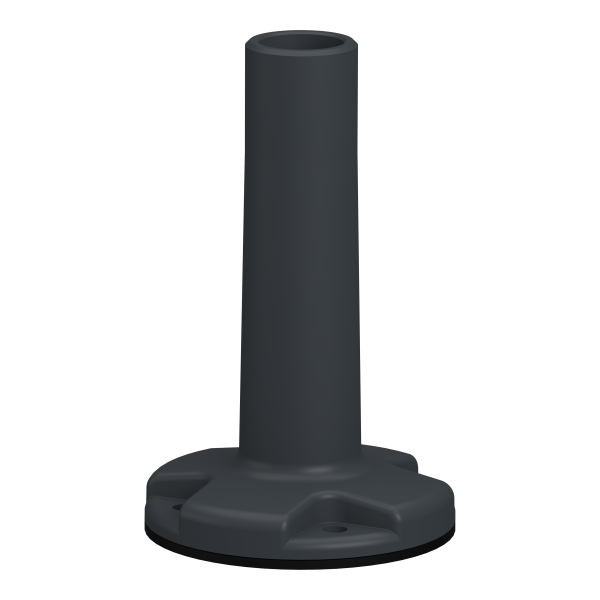 Harmony xvb7 - base montage plastique gris avec tube - pour colonne