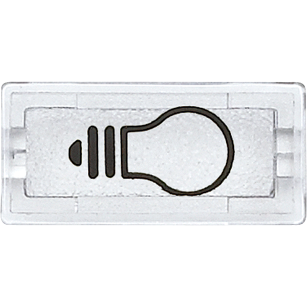 D-life - symbole de rechange hublot d'enjoliveur - transparent picto ampoule