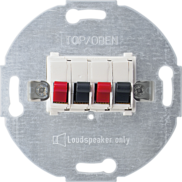 D-life - prise haut-parleur double - blanc