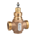 Vanne 2 voies bronze filetée pn16 dn25 kv10