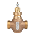 Vanne 2 voies bronze filetée pn16 dn25 kv10