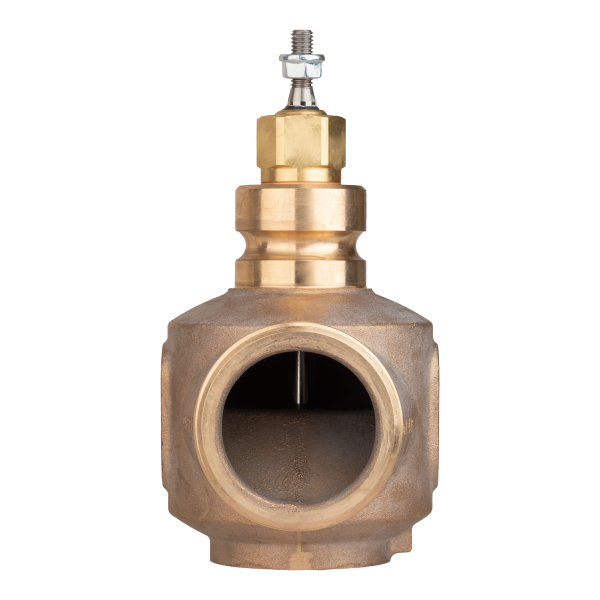Vanne 2 voies bronze filetée pn16 dn32 kv16