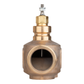 Vanne 2 voies bronze filetée pn16 dn32 kv16