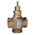 Vanne 3 voies bronze filetée pn16 dn32 kv16