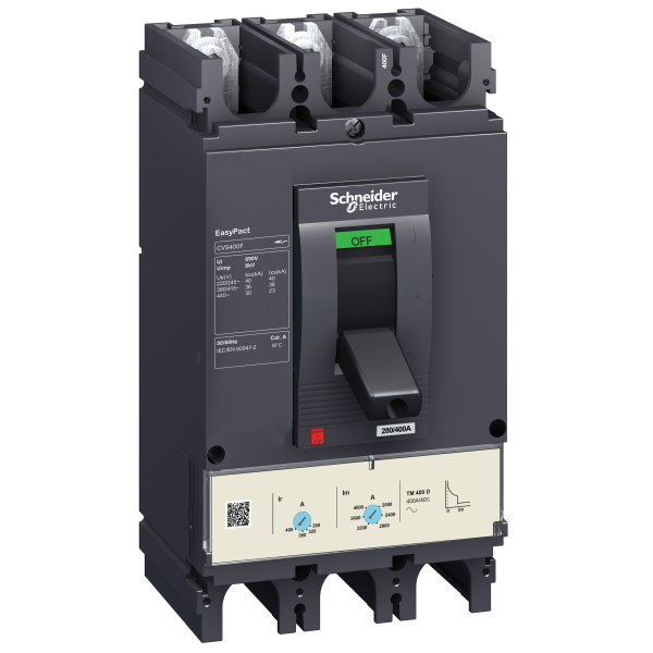 Easypact cvs - disjoncteur cvs400f tm400d 3p3d