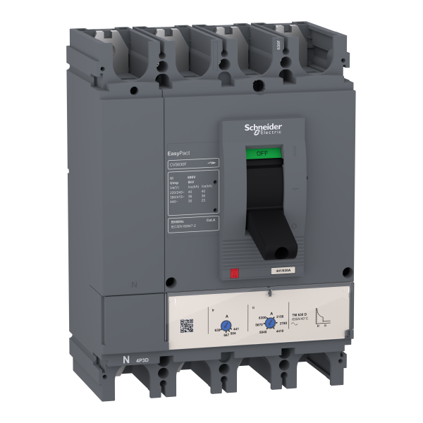 Easypact cvs - disjoncteur cvs630f tm600d 4p4d