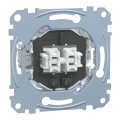 D-life - interrupteur double allumage lumineux témoin - 10a - méca seul