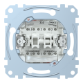 D-life - interrupteur dble va-et-vient + bouton-poussoir no/nf - 10a - méca seul