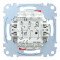 D-life - interrupteur dble va-et-vient + bouton-poussoir no/nf - 10a - méca seul