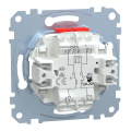 D-life - bouton poussoir double - bp no + bp nf - 10a - méca seul
