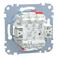 D-life - bouton poussoir double - bp no/nf + bp no/nf - 10a - méca seul