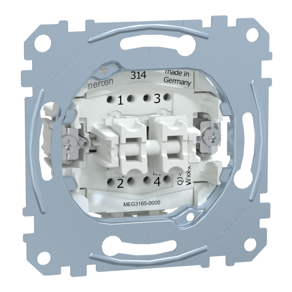 D-life - bouton poussoir dble lumineux localisat - bp no+bp no - 10a - méca seul