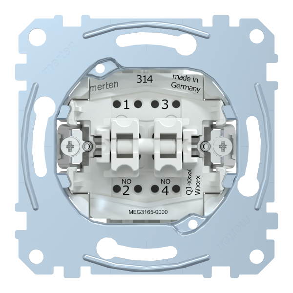 D-life - bouton poussoir dble lumineux localisat - bp no+bp no - 10a - méca seul