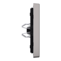 D-life - enjoliveur pour commande simple sans marquage - métal nickel