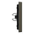 D-life - enjoliveur pour commande simple sans marquage - métal mocca