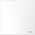 D-life - enjoliveur pour commande simple ip44 avec joint - blanc lotus