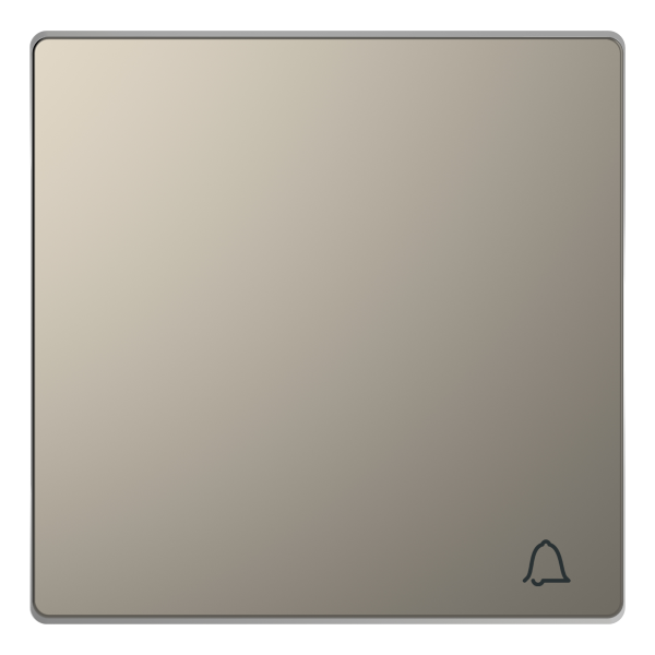 D-life - enjoliveur pour commande simple avec picto carillon - métal nickel