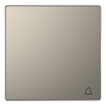 D-life - enjoliveur pour commande simple avec picto carillon - métal nickel