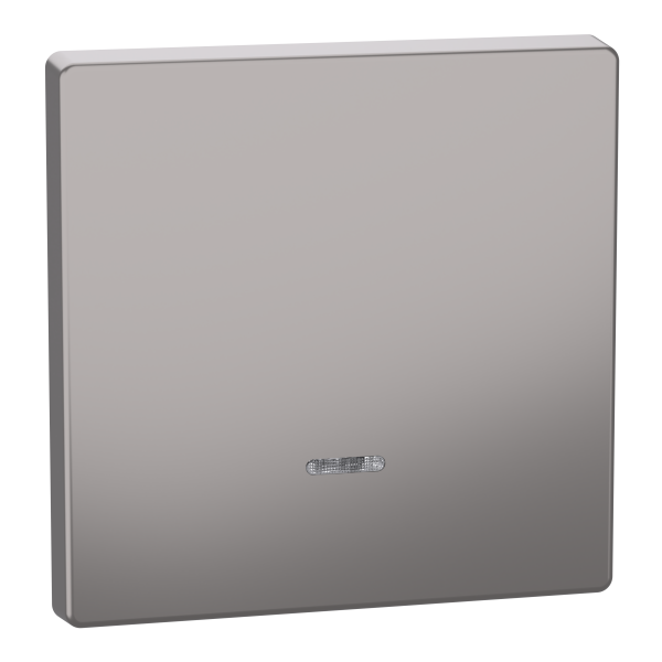 D-life - enjoliveur pour commande simple avec voyant - métal nickel