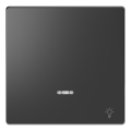 D-life - enjoliveur pour commande simple voyant et picto lampe - anthracite
