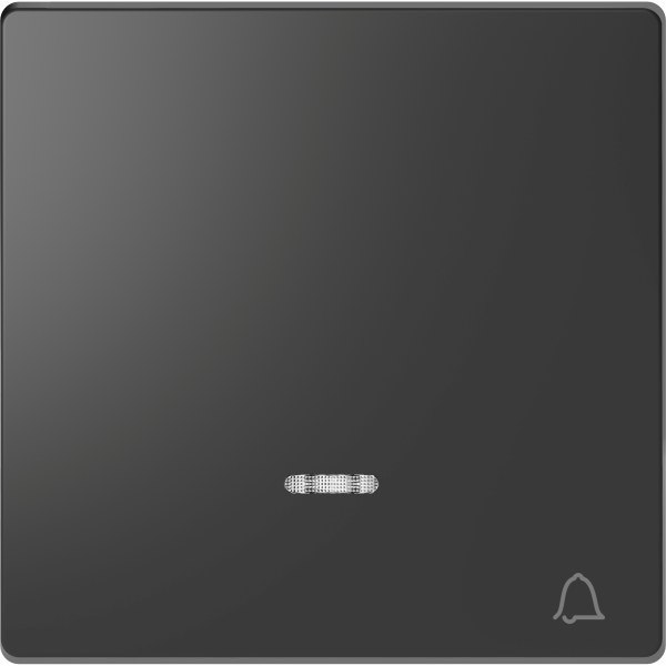 D-life - enjoliveur pour commande simple voyant et picto carillon - anthracite
