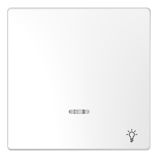 D-life - enjoliveur pour commande simple voyant et picto carillon - blanc lotus