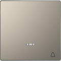 D-life - enjoliveur pour commande simple voyant et picto carillon - métal nickel