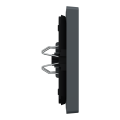 D-life - enjoliveur pour commande double sans marquage - anthracite