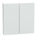 D-life - enjoliveur pour commande double sans marquage - blanc lotus