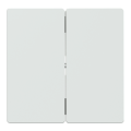 D-life - enjoliveur pour commande double sans marquage - blanc lotus
