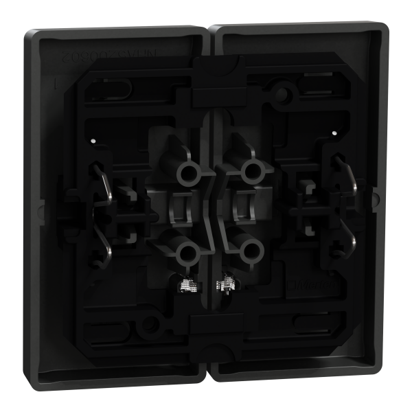D-life - enjoliveur pour commande double avec voyant - anthracite