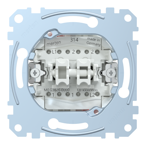D-life - interrupteur double va-et-vient - 16a - méca seul