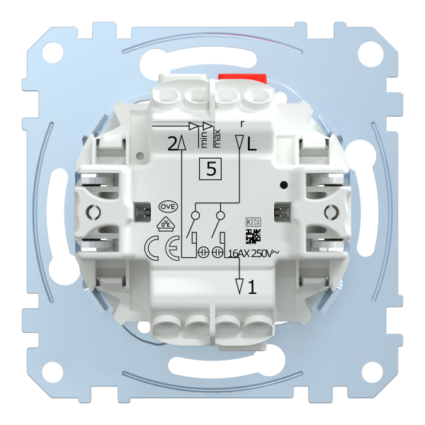 D-life - interrupteur double allumage lumineux localisation - 16a - méca seul