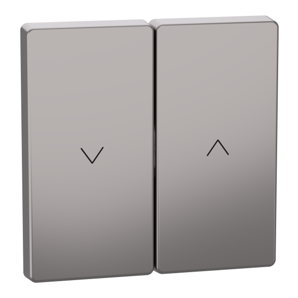 D-life - enjoliveur pour commande double volets roulants - métal nickel