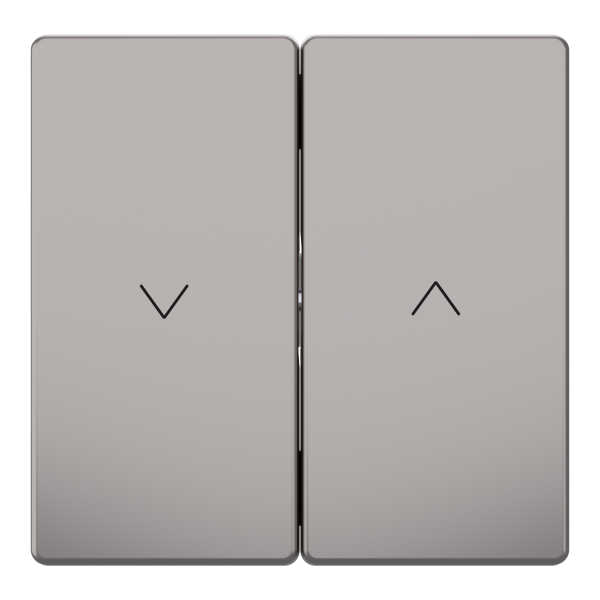 D-life - enjoliveur pour commande double volets roulants - métal nickel