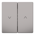 D-life - enjoliveur pour commande double volets roulants - métal nickel