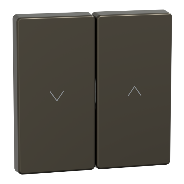 D-life - enjoliveur pour commande double volets roulants - métal mocca
