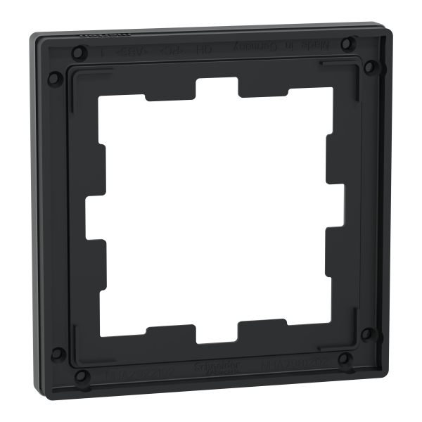 D-life - cadre de finition - verre - noir - 1 poste